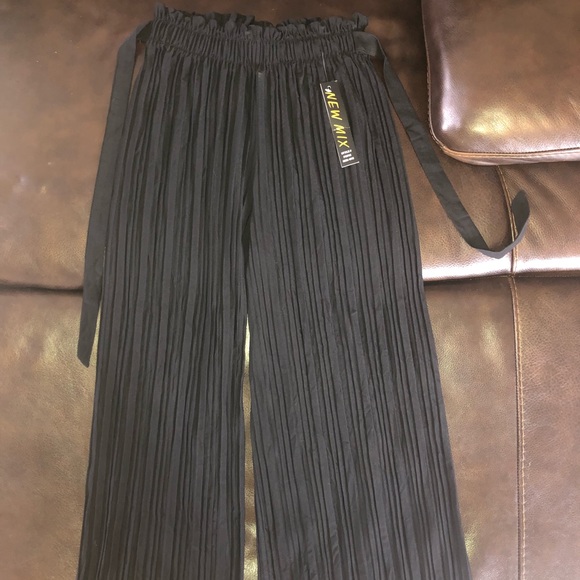 New Mix Pants - long flowy black pants New Mix Pants - long flowy black pants